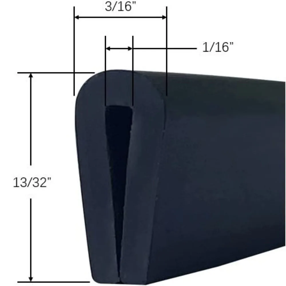 U Channel Edge Trim Rubber Edge Protector For Sheet Metal Manufacture