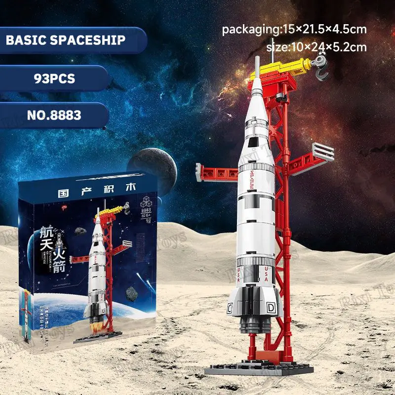 LELE BROTHER 8858-97 Space Aviation Model Building Blocks Set