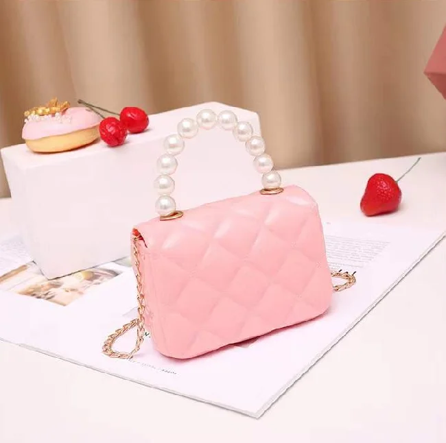 Hot Selling Fashion Handmade Pearl Jelly Crossbody Handbag Mini Bags ...