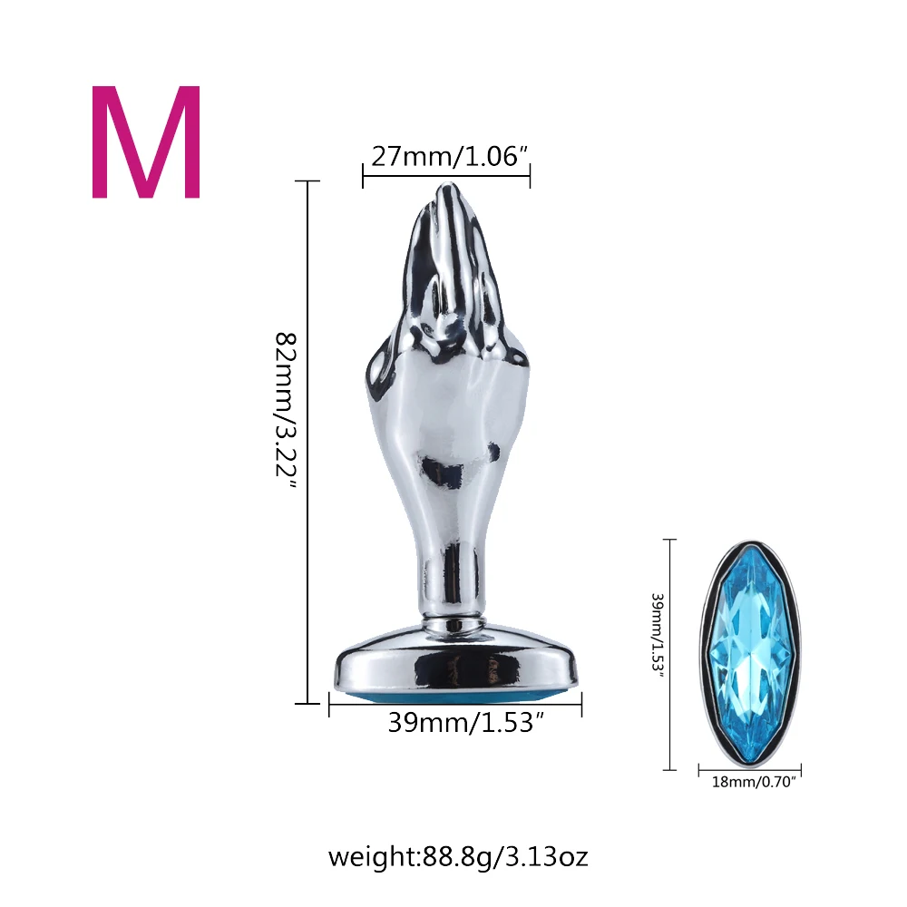 MOGlovers Butt Plug Hand-Shaped Vaginal Massage Jewel Based Anal Toys for  Woman juguetes sexuales| Alibaba.com