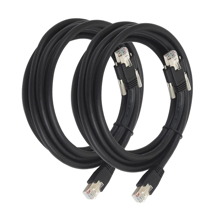 High Quality Test 4pair 24 AWG Cobre Cable De Red LAN CABLE Cat6 Network Gigabit Ethernet Cable For Industrial Camera