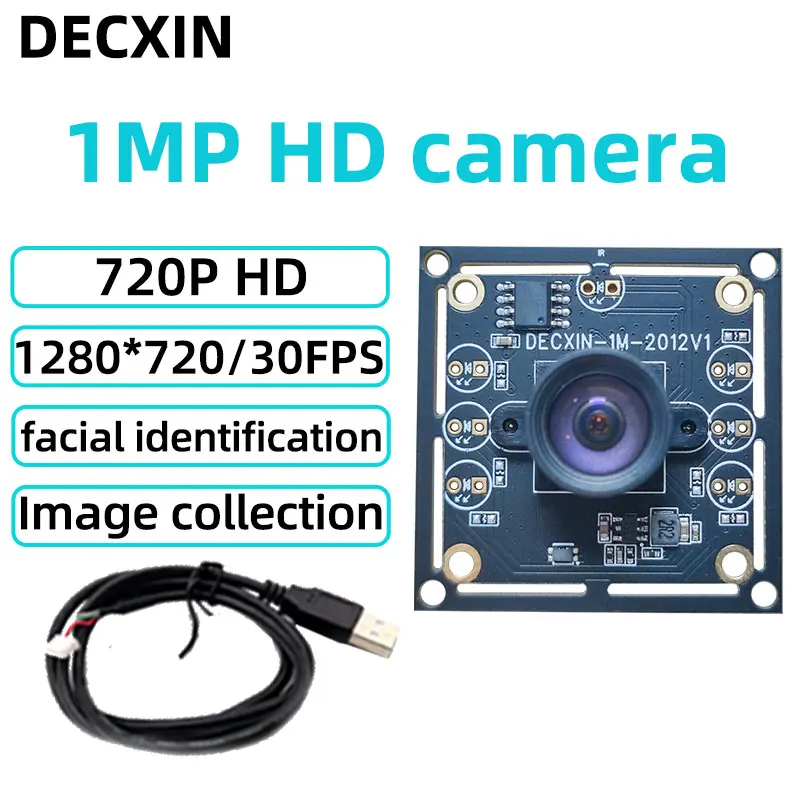 3 Stück 100-Grad-Kameramodul 1mp ov9732 1280x720 USB-freier Treiber manueller Fokus, mit 2-Meter
