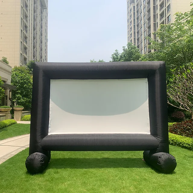 Large Outdoor Portable Inflatable Projection Screen for Backyard Park Drive-In Movie Events Outdoor Advertising Inflatables