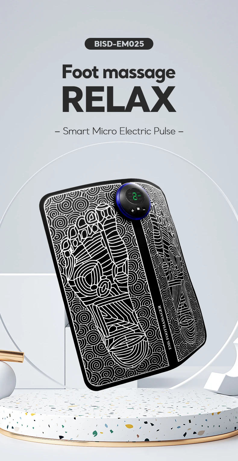 Factory Price Ems Folding Foot Massage Pad Cushion Mat For Foot Massage