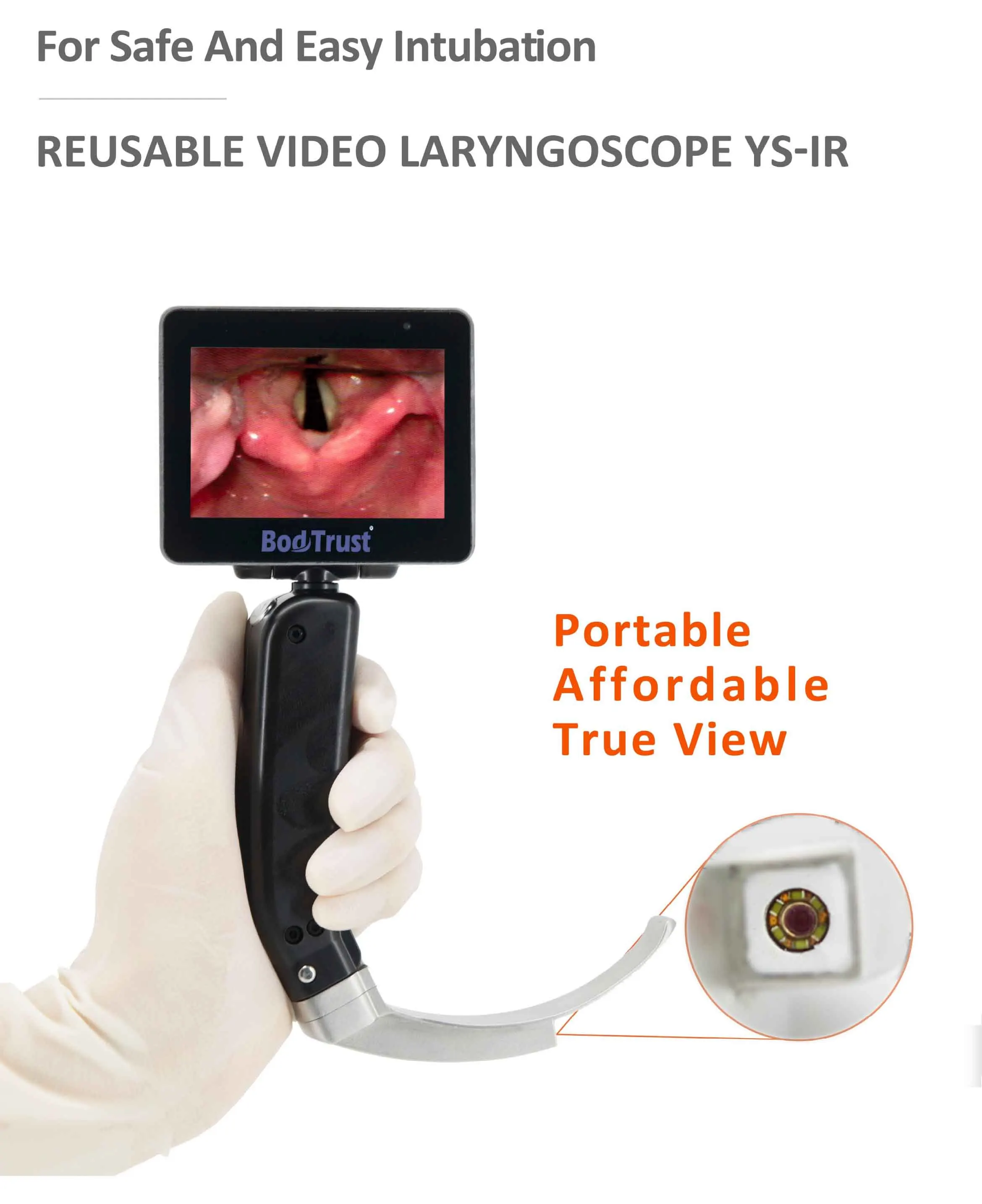 Bodtrust Medical Video Laryngoscope With Mac Blade Buy Video