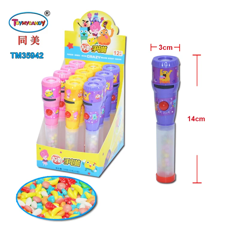 Wholesale China Toy Candy Factory Produce Torch Projection Toy with Candy  Best Sell in Dollar Shop