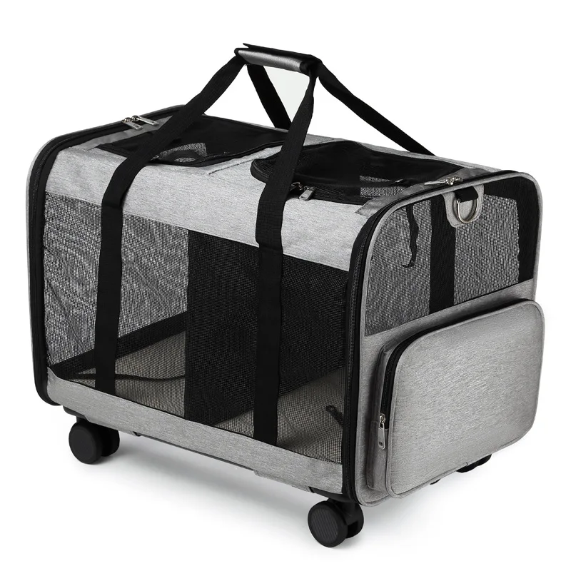 Soft Sided Multiple Colors Sizes Airline Approved On Wheels Deluxe Pet ...