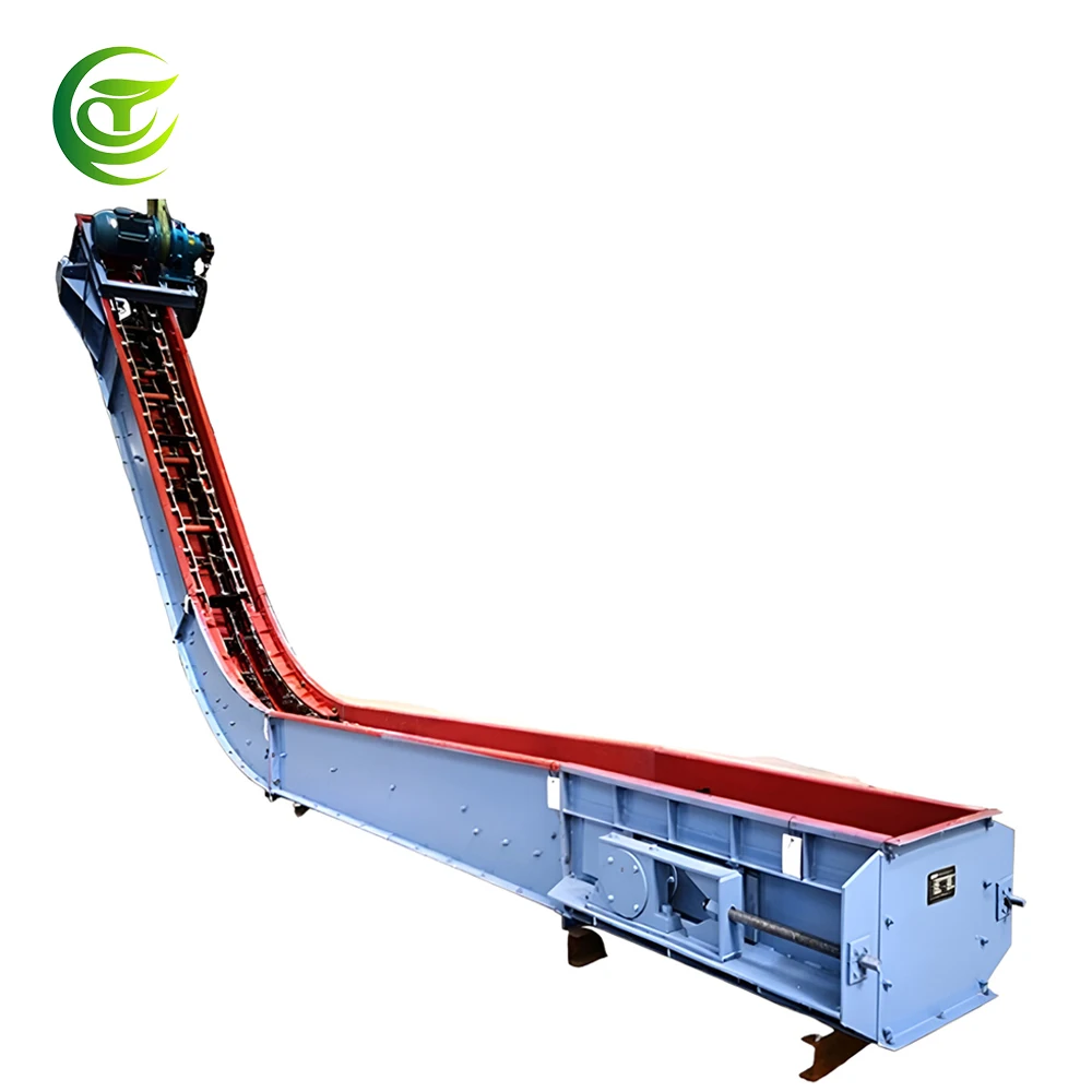Chity Belt Scraper Conveyor PU Sludge Mining Buried Used Grain Chain Incline Inclined Uhmw Drag Screw Flights Scraper Conveyor
