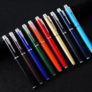 High Quality Cheap Personalized Blue Metal Pen Customized Logo Company Gift Roller Signature Corporate Pen
