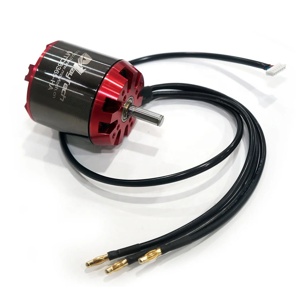 Maytech 6365 Sensor Brushless Motor 200 Kv Electric Paramotor Bldc Aluminum Outrunner for Skateboard Belt Driven Metal Material