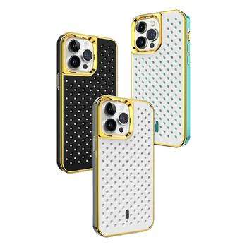 Custom Cellular Electroplated Cooling Mobile Phone Case for iPhone Pro