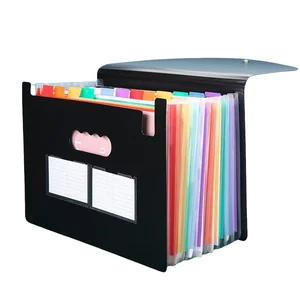 Custom Stationery Student A4 Organ Bag PP Office File Information Book Examination Paper Storage School Supply Stationery Set