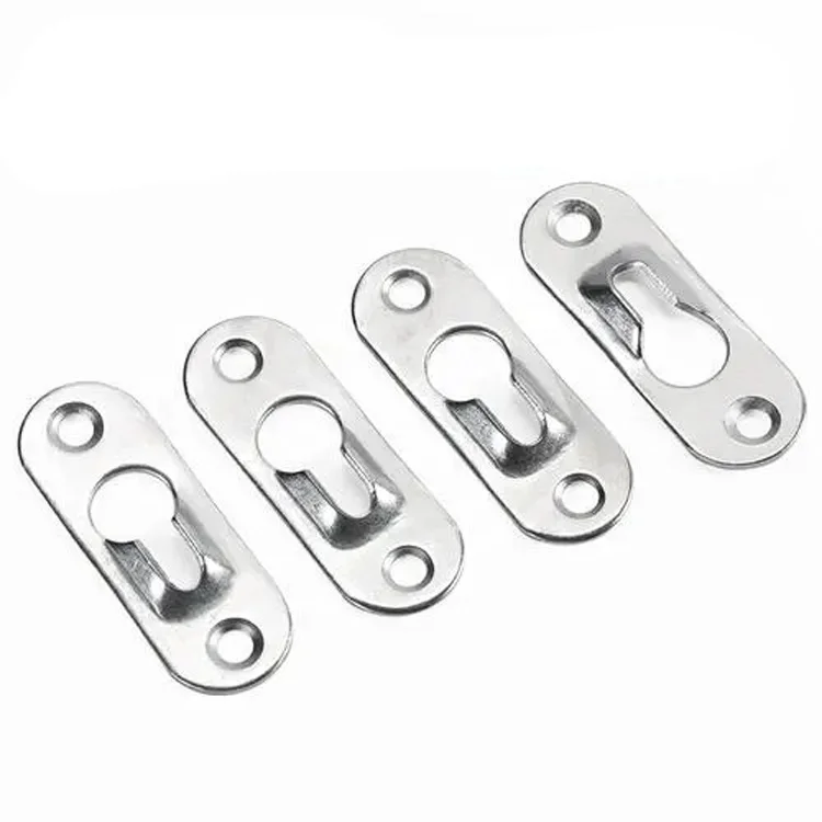 Single Keyhole Picture Frame Hangers Hanging Plate Hardware Tool Hooks