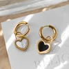 [G199] Love earrings gold