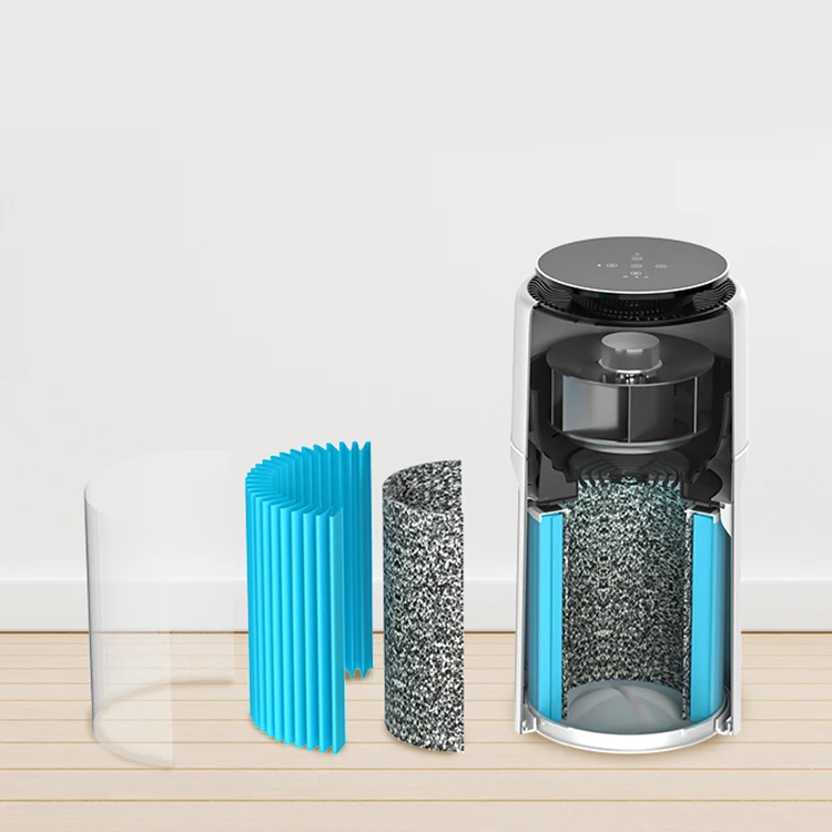 ANTOP Smart Photocatalyst Air Cleaner Large Bedroom H13 Hepa Filter Air Purifier for Home