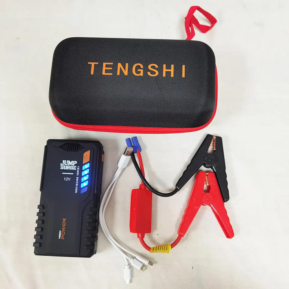 Dual USB Charging Battery Power Bank 18000mAh Emergency Car Jump Starter 12V 1000A Peak Current Booster Jump Starter Led Light