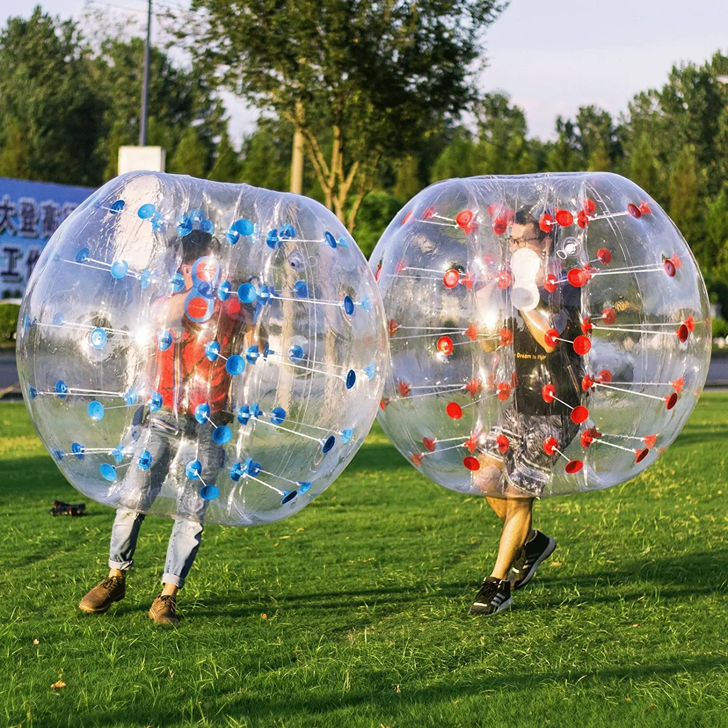 1PCS 1.2M Body Inflatable Bumper Football PVC Zorb Ball Human Bubble Soccer Ball 