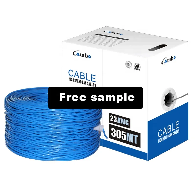 CAT6 UTP 305mt network cable in pull box