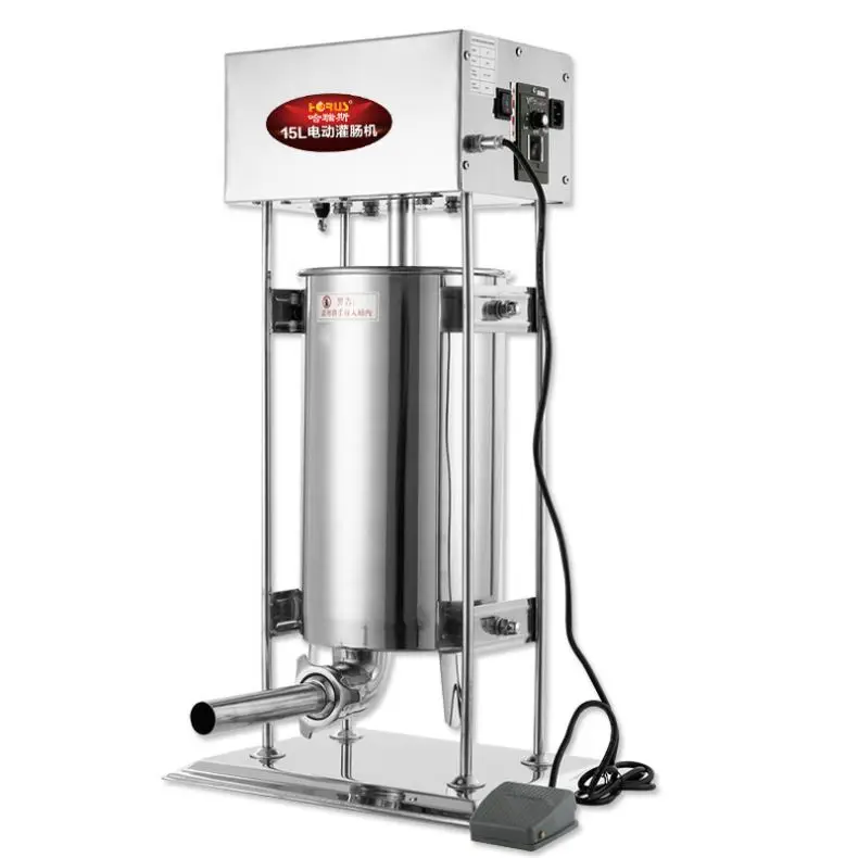 TEBAK Automatic Electric Sausage Making Machine 10L 15L Large Capacity Sausage Filling Machinery Electric Sausage Stuffer