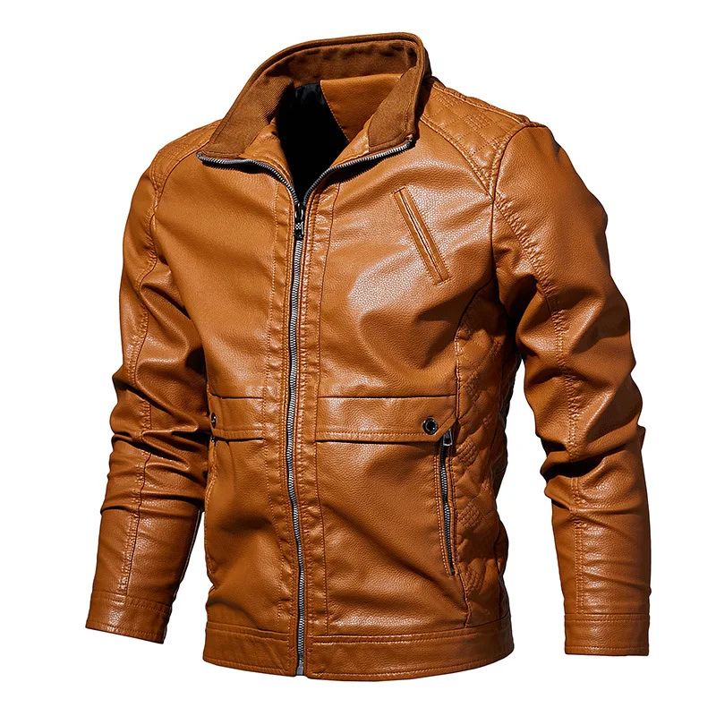 spring leather jacket mens