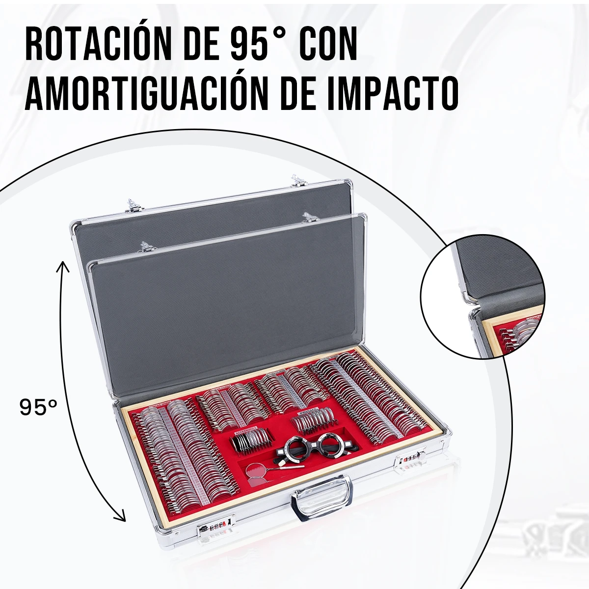 Eye Sight Examination Instrument Optical Optometry Test Box Equipment JS-266 Trial Lens Set