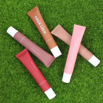 Wholesale waterproof lip plumper non-sticky butter lip gloss cruelty free vegan Moisturizing tinted lip oil balm