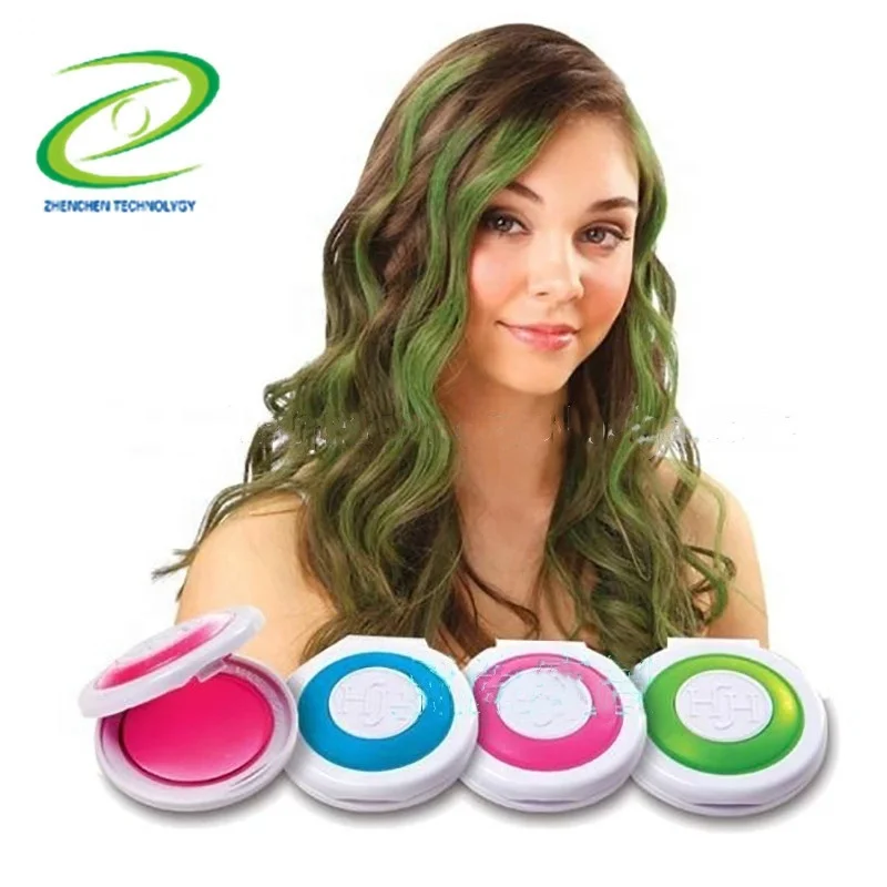 Beauty Hair Care Dyehuez Brand Round Shape 4 Color Set Easy Use Hair Chalk  Temporary Chalk For Hair - Buy Hair Chalk,Round Hair Chalk,Chalk For Hair  Product on 