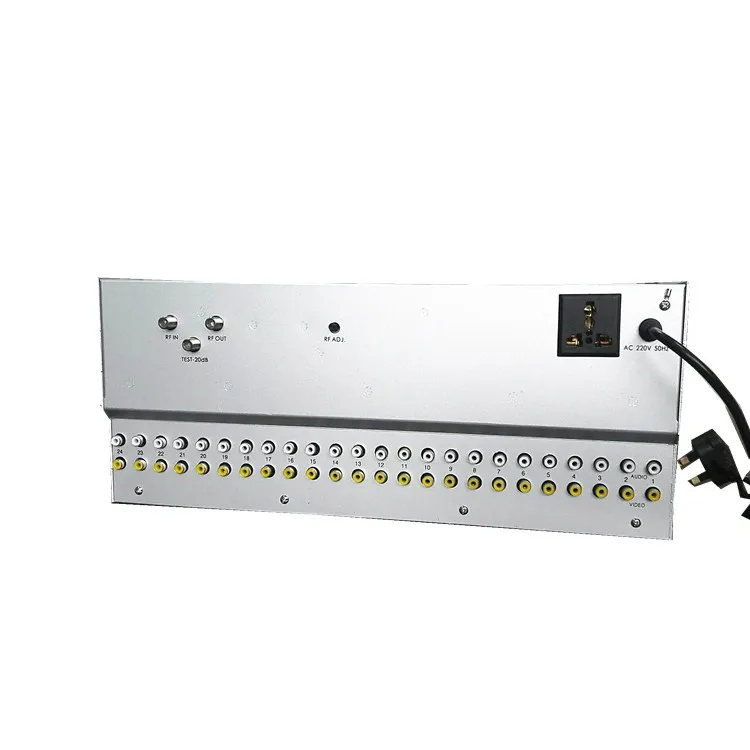 Yatai CATV Analog Headend System hd Mi to Rf Modulator 16 Way Agile Adjacent Cable Tv Rf  Modulator