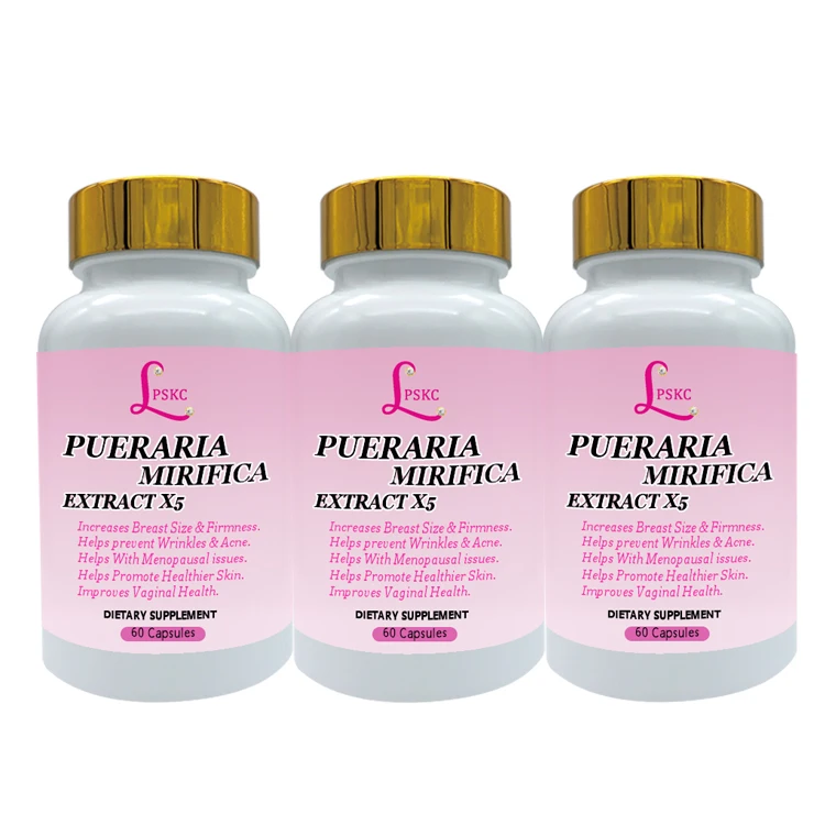 Natural Pueraria Mirifica Plant Extract Capsule Breast Enhancement