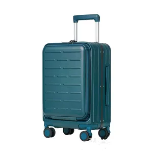 100% PC Luggage With Front Open Compartment  29 "PC Suitcase Large Capacity Zipper Expandable Suitcase 20" Boarding Luggage