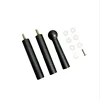 Black wooden skewers, three layers