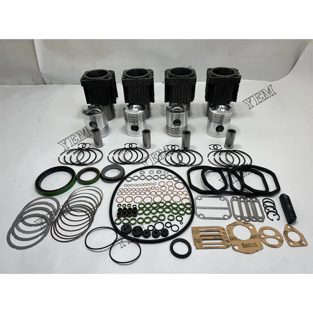 F4L912 Cylinder Liner Kit With Gasket Set for Deutz Rebuild Kit High Performance 4