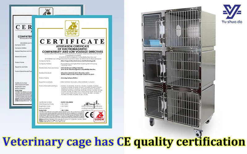 veterinary hospital cage