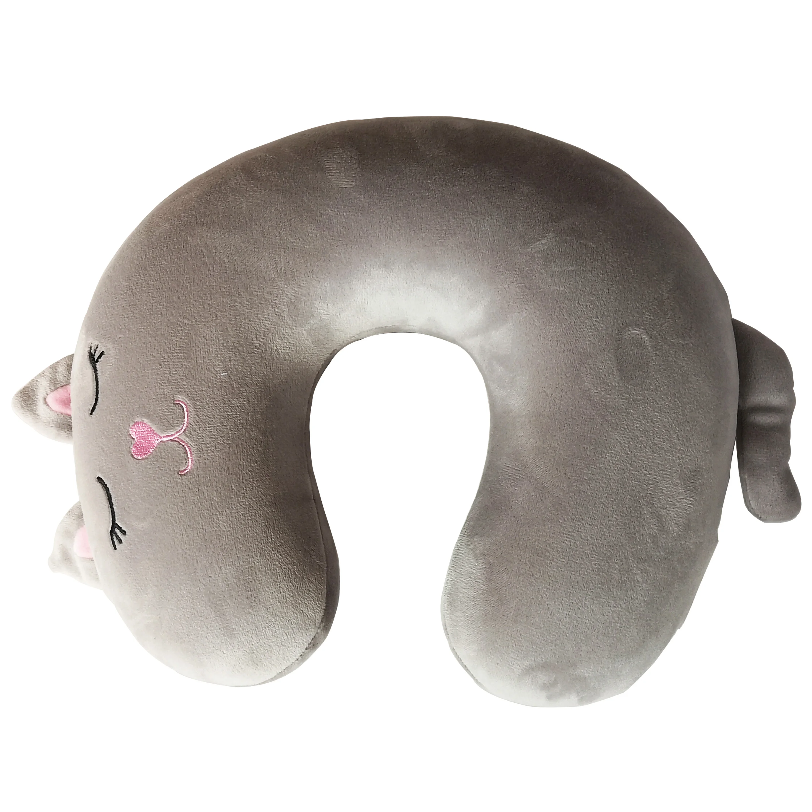 Custom Accepted U-shaped Travel Neck Pillow Animal Design Wearable And ...