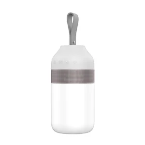 Portable LED Camping Lamp with RGB 7 Color Light Built in Rechargeable Battery SOS Light