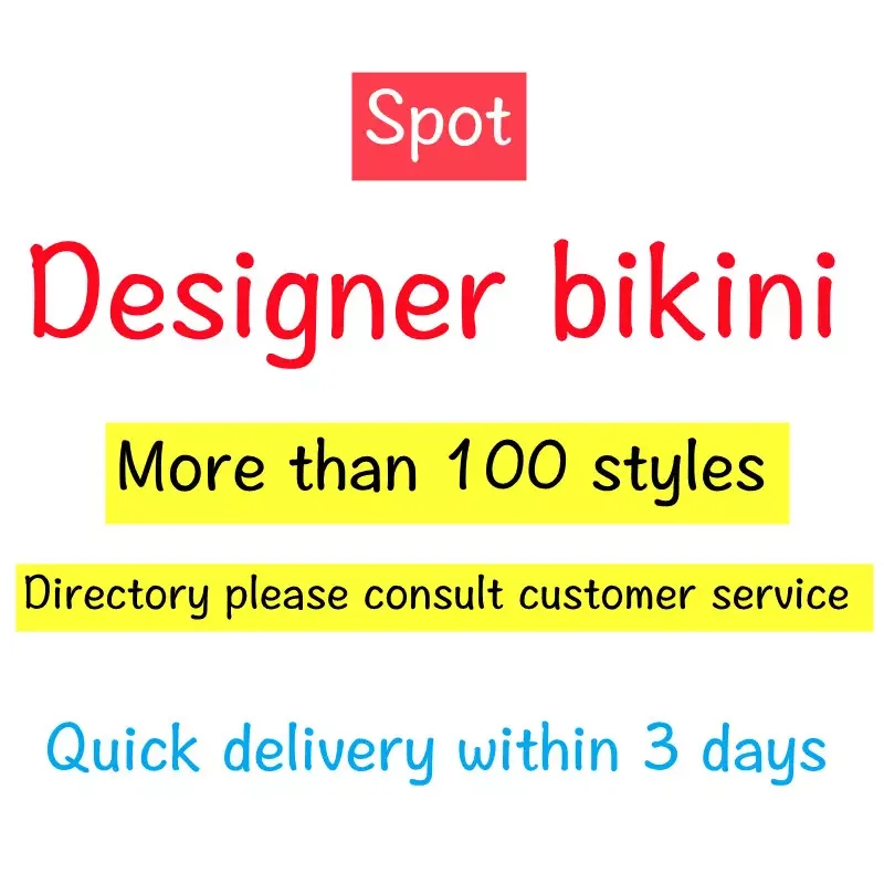 In Stock Brand Name Swimsuits Designer Bikini Two Piece Designer