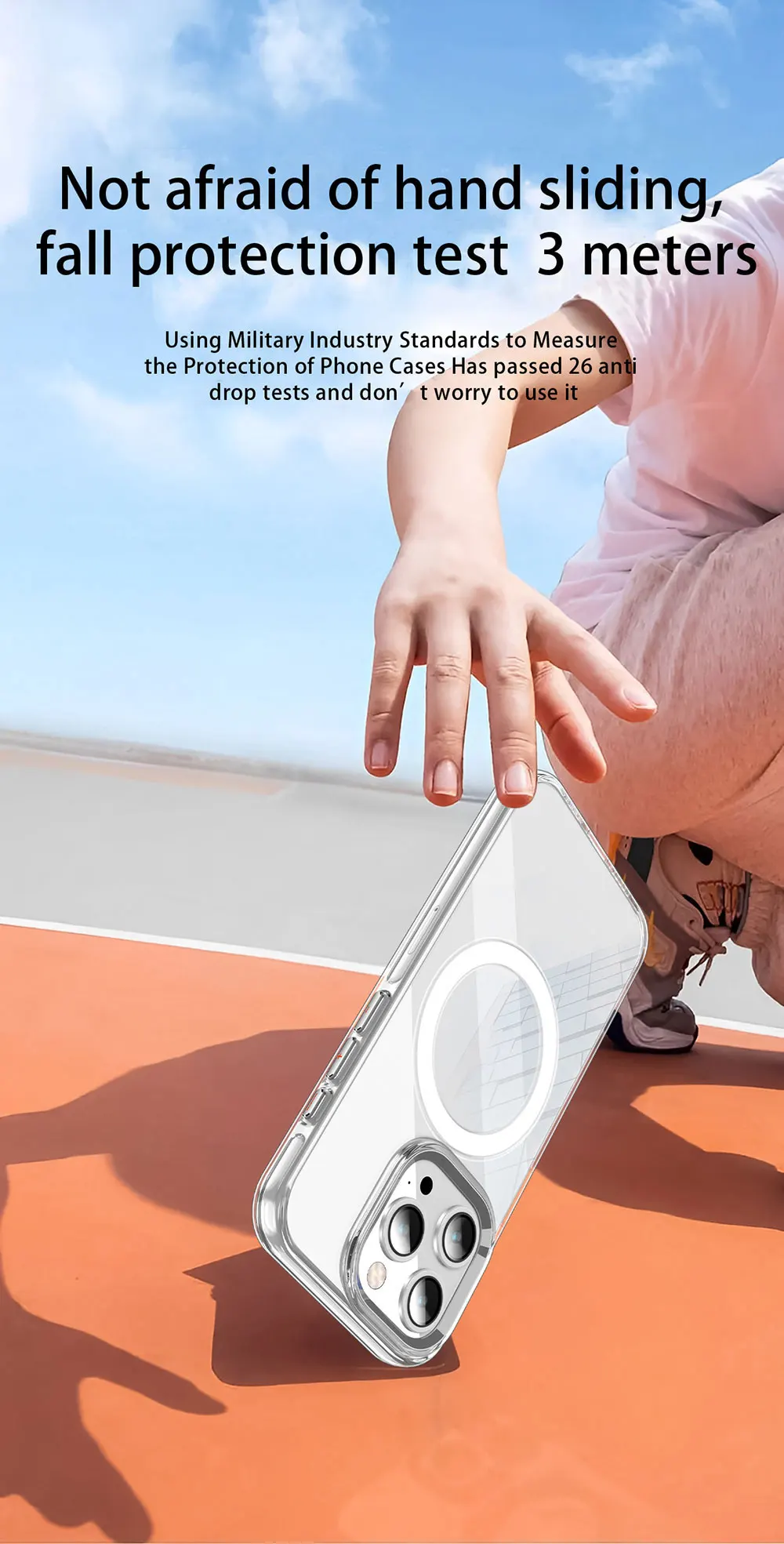 product clear case for iphone 15 14 13 12 plus pro max camera protector magnetic ring phone transparent hard pc  wls82 wlons-7