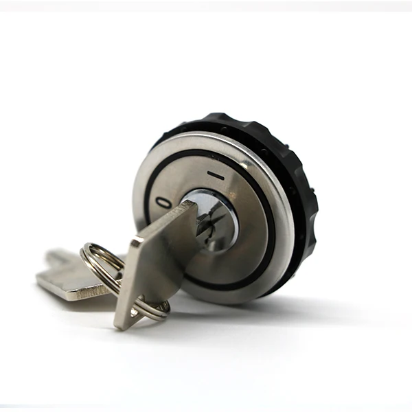 Stainless Steel Elevator Lock Key Switch Button Elevator Lift Parts Lock Button Elevator Cop Lop Lock Key Button 28mm