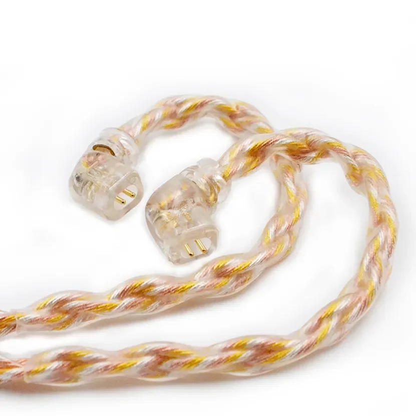 KZ 8 Core 784-Core Gold Silver and Copper Mixed Update Cable 90-7