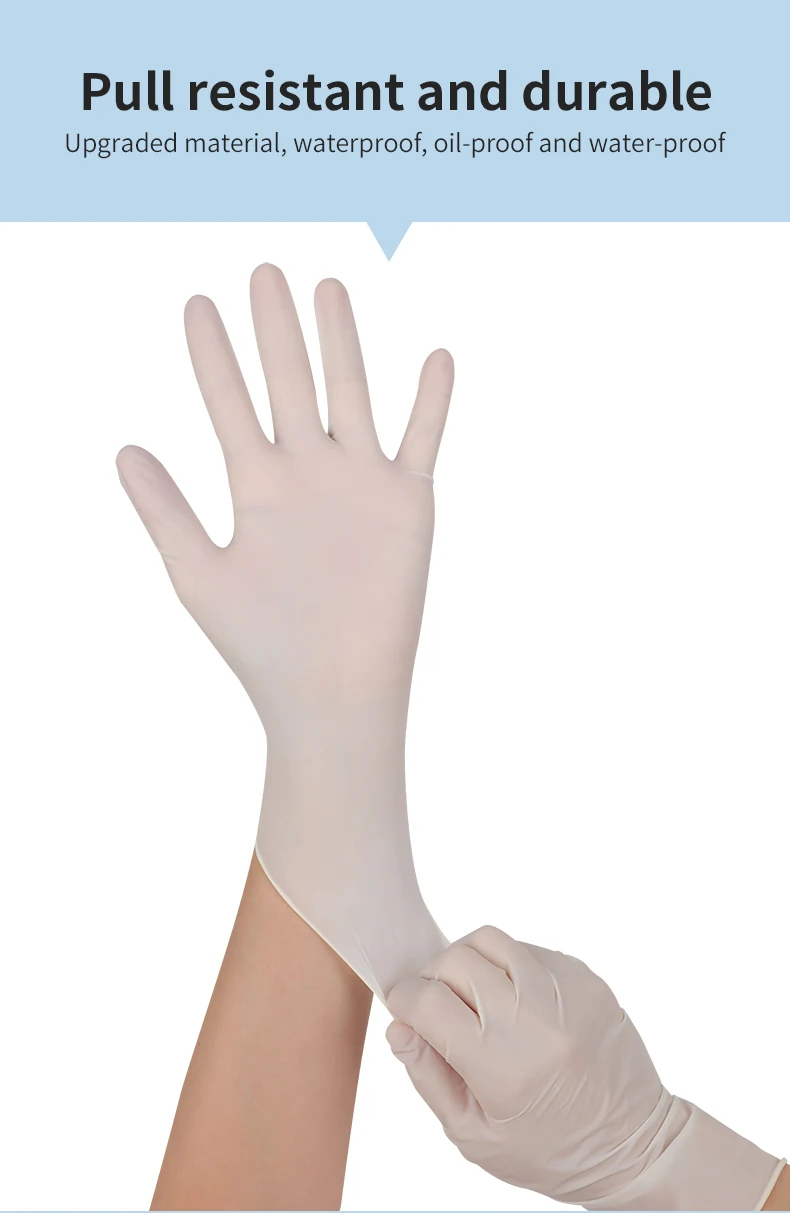 Medical Sterile Surgical Latex Examination Mittens Surgical Latex