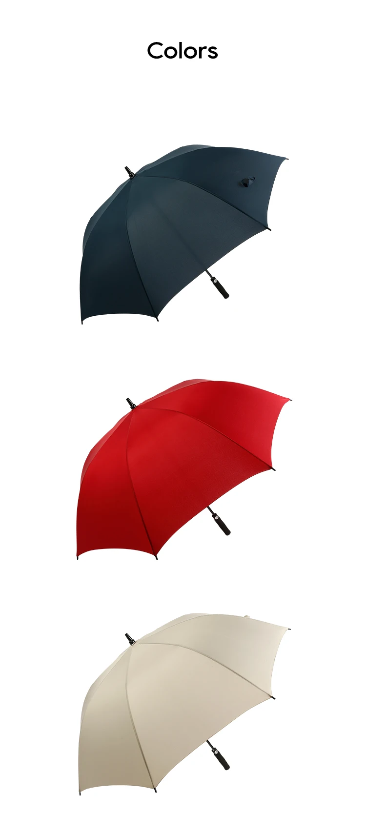 Factory Custom Extra Large Golf Umbrella Promotion Personality