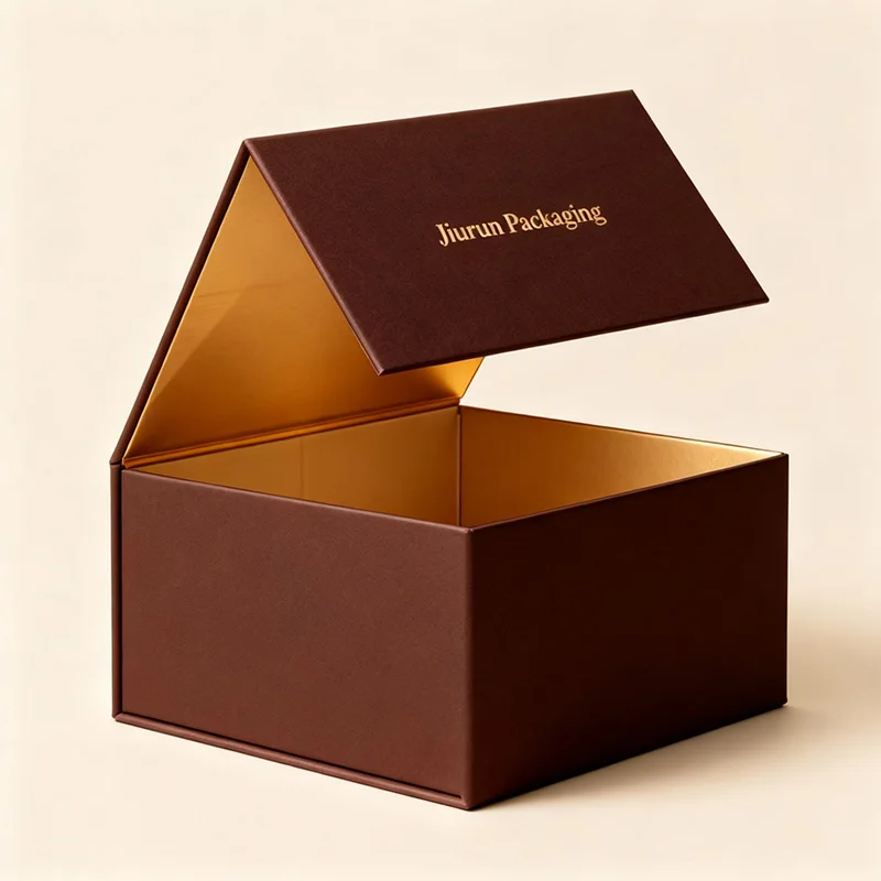 Premium Custom Logo Luxury Large Matte Rigid Paper Cardboard Black Foldable Empty Magnetic Folding Closure Gift Box Packaging manufacture