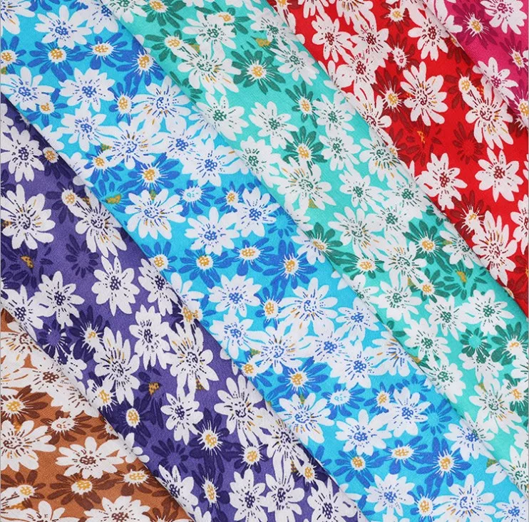 Африканская мода низкая цена печатная ткань из искусственного шелка Чаллис 35/36 дюймов для сов Бати Йемена джибута рынок Саудовской Кении 90-95