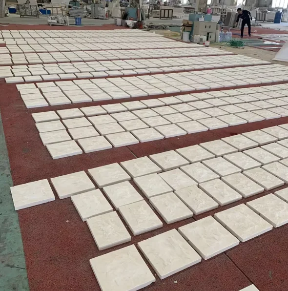 product modern style beige limestone exterior cladding tiles for villa honed surface finish for outdoor project wall stone decoration-3