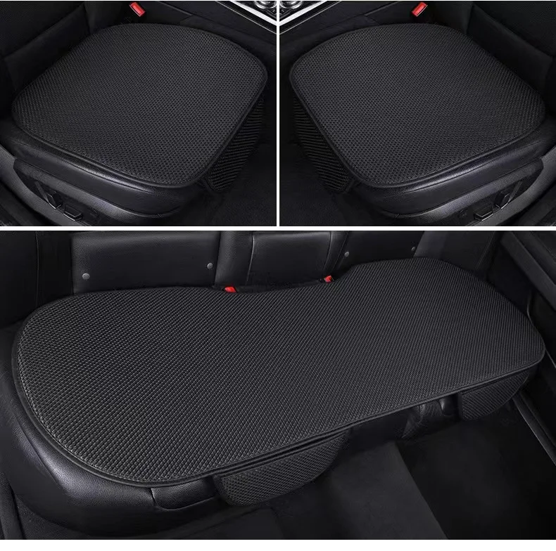 Factory-Generated Tan Cheng Sports-Style Summer Car Seat Cover 3-Piece Front Row Full Set Free Cool Breathable Leather Universal