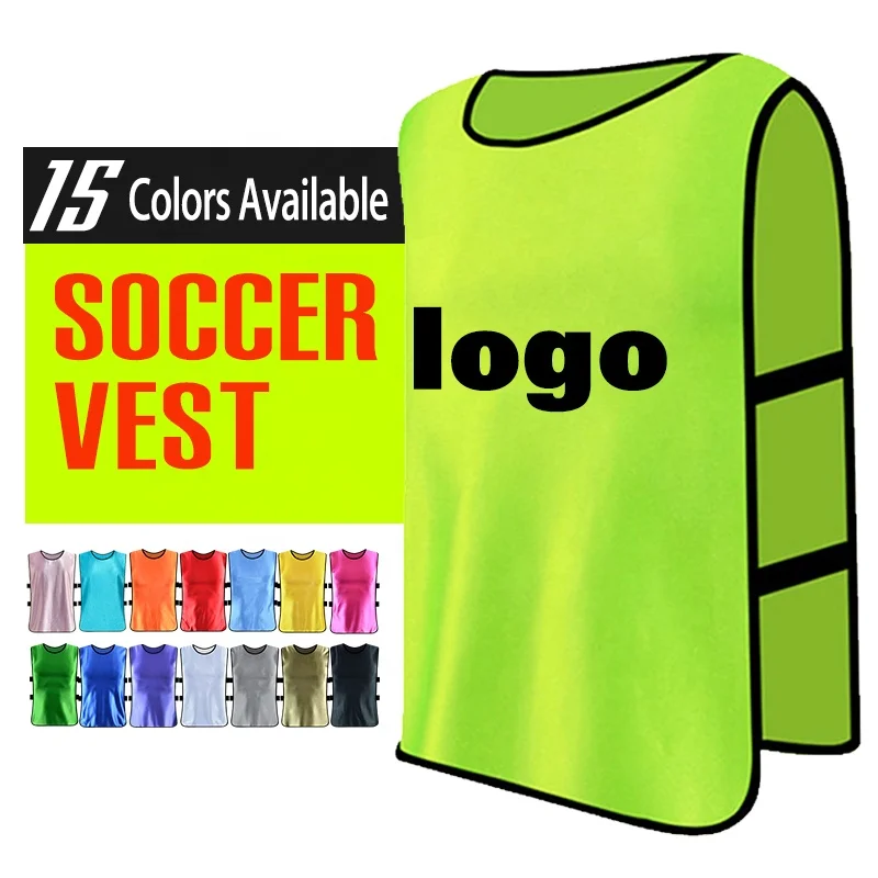 Cheap 100% Polyester Best Selling Football Vest Mesh Training Soccer Vest Soccer Bibs