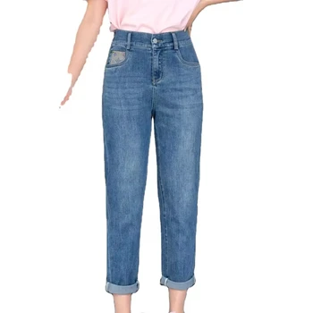 Skinny  jeans for women Elastic in the waist  pencil jeans pants women's pants plus size pants