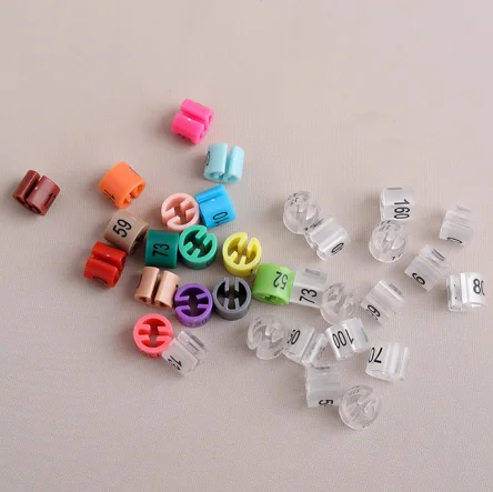 Lot De 180 Clips De Marquage De Taille Pour Cintres - Marquages Vêtements Plastique - Neuf