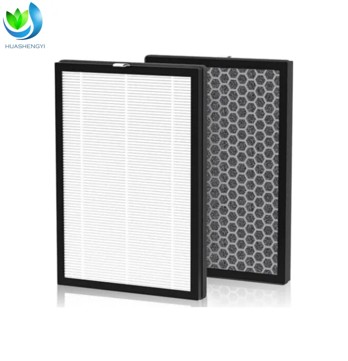 H13 True HEPA Replacement Filter for LUNINO K1 Air Purifier Double-Sided Activated Carbon & Pre-Filter, Removes Dust, Smoke,