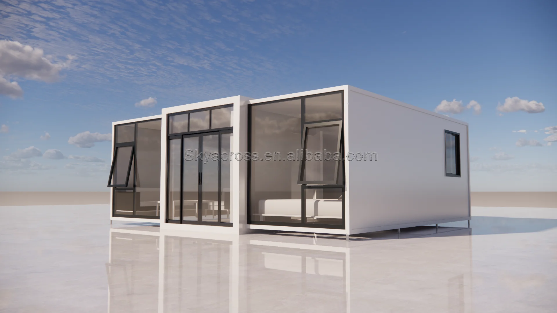Cheap Ready Made 3 Bedroom Prefabricated House - Expandable